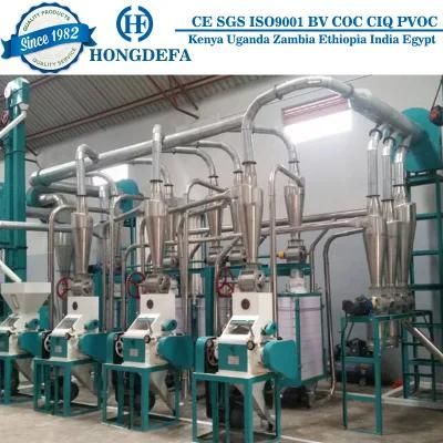 Hongdefa Hot Sale 30t/24h Maize Flour Milling Machine