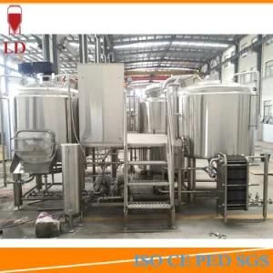 304 Stainless Steel Turnkey Commercial Hotel Pub Beer Making Brewery Equipment