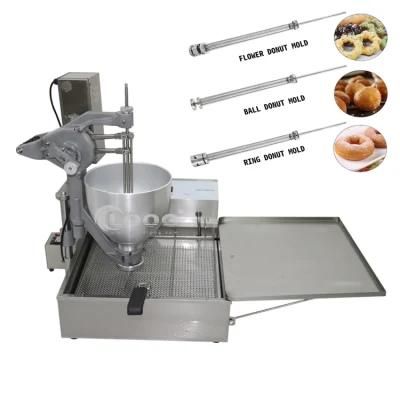 Commercial Automatic Doughnut Machine Electric Donut Frying Maker Machine Mini Donut Fryer ...