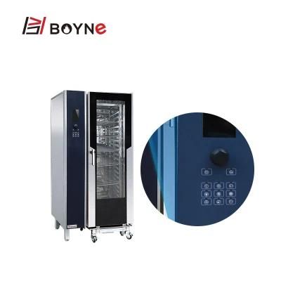 40 Gn Pans Stainless Steel Cooking Equipment Electric Combi Oven