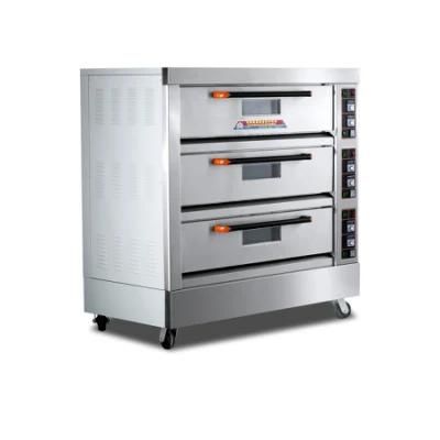 Professional Bakery Machine 3 Deck 9 Tray Electric Oven (CE certificate)