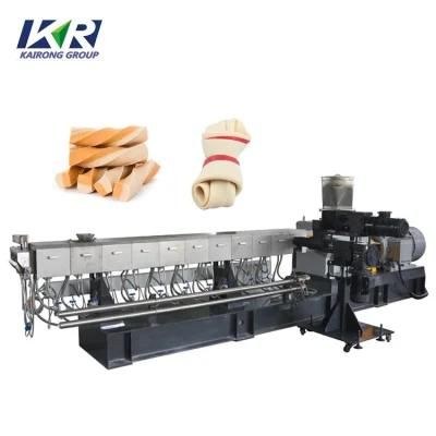 High Quality Dog Food Granule Pellets Twin Screw Extruder Machine