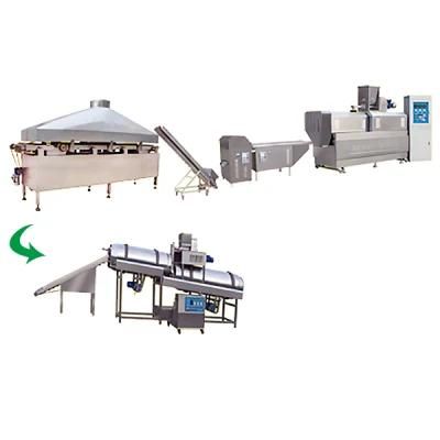 Fried Bugles Chips Processing Line New Style Frying Processing Line