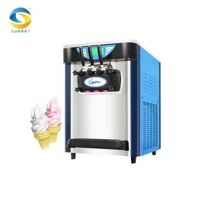 Sunrry Ice Cream Machine Commercial Ice Cream Maker Machine Machine Ice Cream Maker for ...