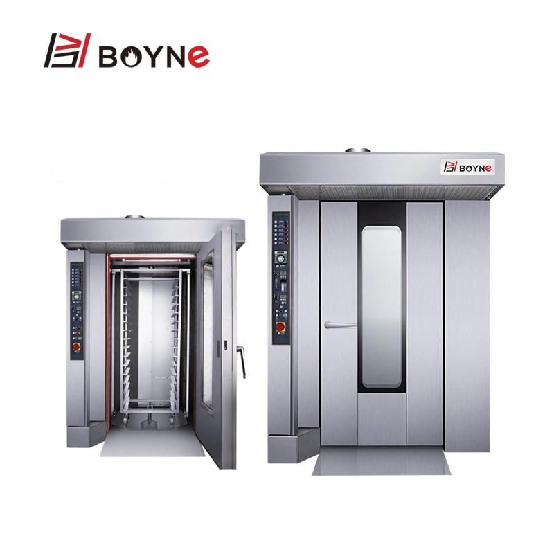 Comercial Stainless Steel Sixty Four Trays Rotary Baking Oven
