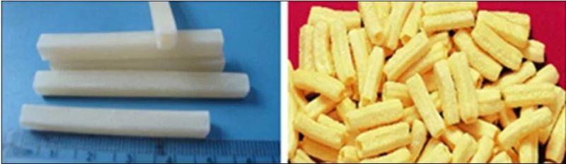 Single Screw Pasta Macaroni Puff Snack Food Extruder