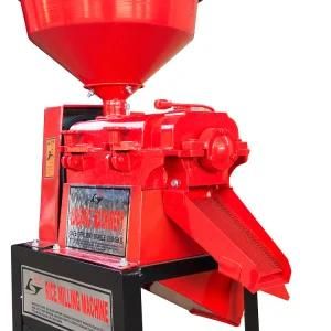 Automatic Mini Stake Paddy Separator Rice Milling Machine Rice Peeling Machine