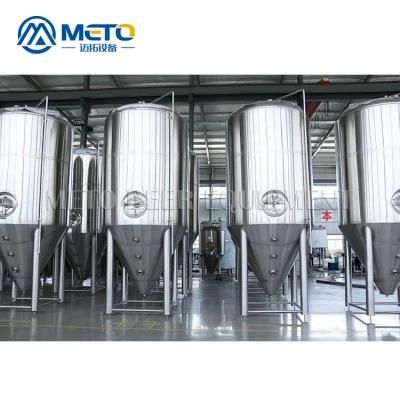 6000L 50bbl Conical Beer Fermenter Tank with Dimple Cooling Jacket