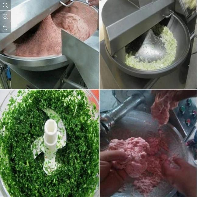 Quality High Speed Meat Vacuum Bowl Chopper Mixer for Sausage Fish Food