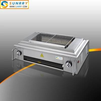 Commercial Stainless Steel Restaurant Gas Barbecue Grill