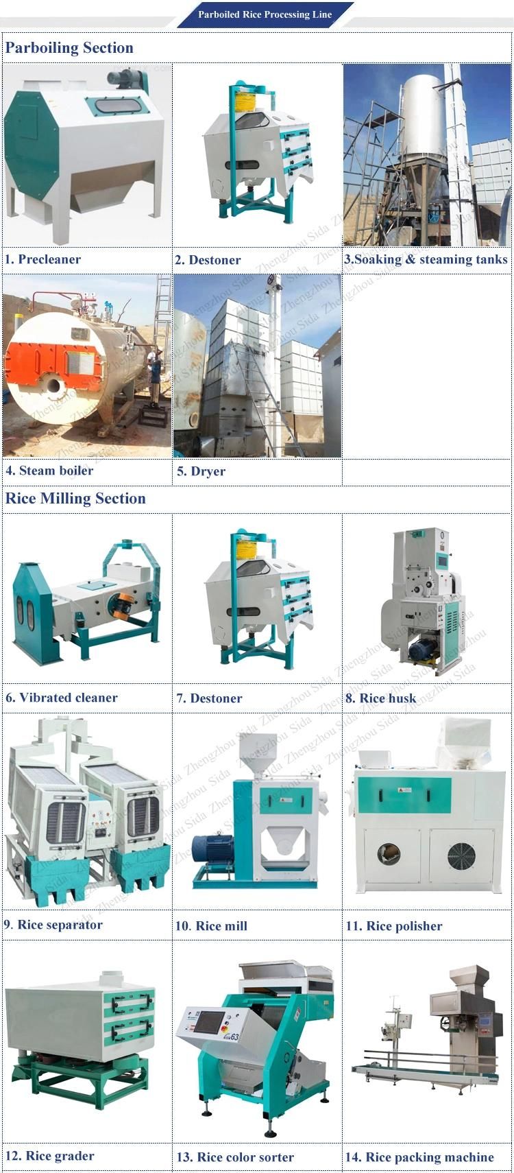 Commercial Parboiled Rice Mill Plant/Rice Mill Machine in Nigeria
