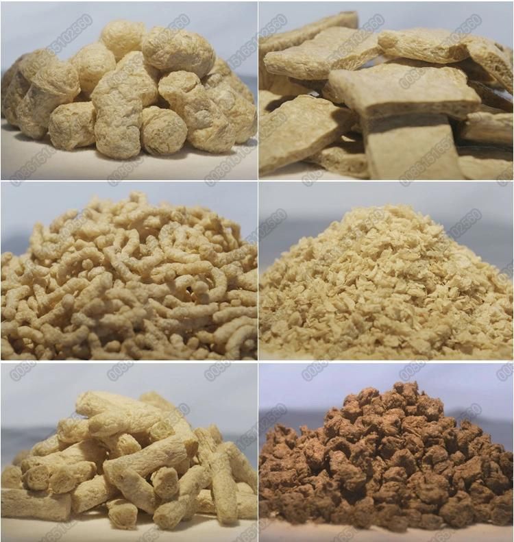 Textured Vegetable Protein Chunks Process Extruder