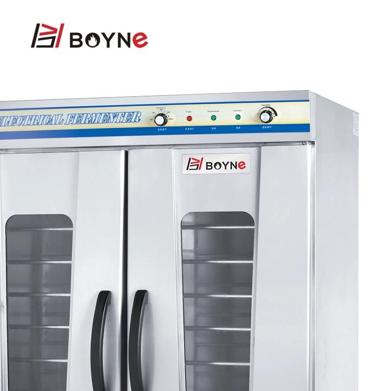 Double Doors Electric Thirty Trays Fermentation Equipment Dough Proofer