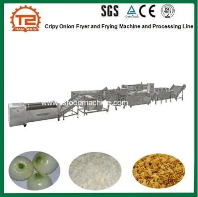 Crispy Onion Fryer and Frying Machine and Processing Line