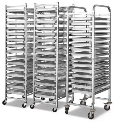 Aluminum Trays Cart for Commercial Kitchen Baking Equipment Bread Pan Bakery Store