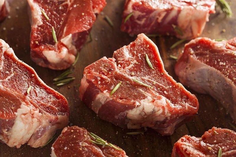 Automatic Meat Blancher Beef Steak and Lamb Chop Blanching Machine