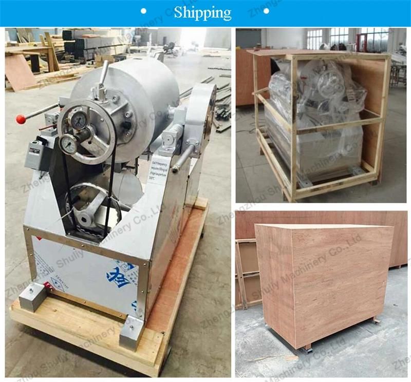 Automatic Grain Cake Air Popping Puffing Machine Cereal Corn Wheat Making Puffed Rice Machine