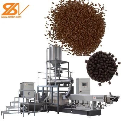 2 Ton/H Extruded Pet Food Dog Food Cat Food Floating Fish Feed Pellet Making Machine