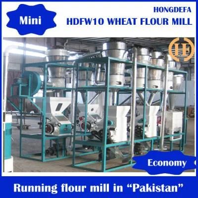 10t Per Day Pakistan India Market Wheat Flour Mill