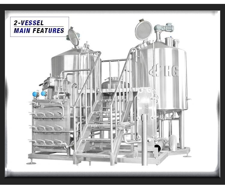 1000L Brewery Craft Brewery Equipment Beer Manufacturing Plant