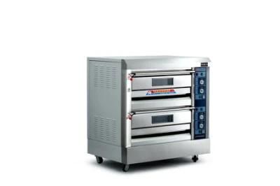 Professional Bakery Machine 2 Deck 4 Tray Electric Oven with Ce Certificate