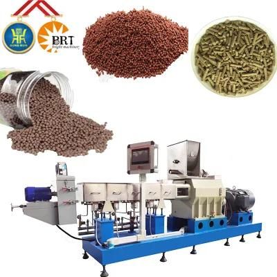 Ornamental Farm Catfish Carps Shrimp Fish Feed Production Line Floating Food Pellet ...