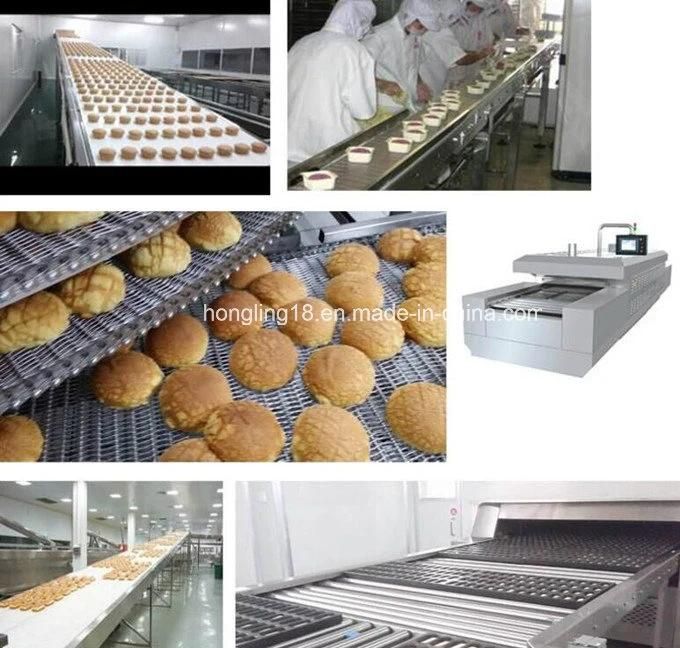 Customized Biscuit Bread Moon Cake Production Line Industrial Diesel Tunnel Oven