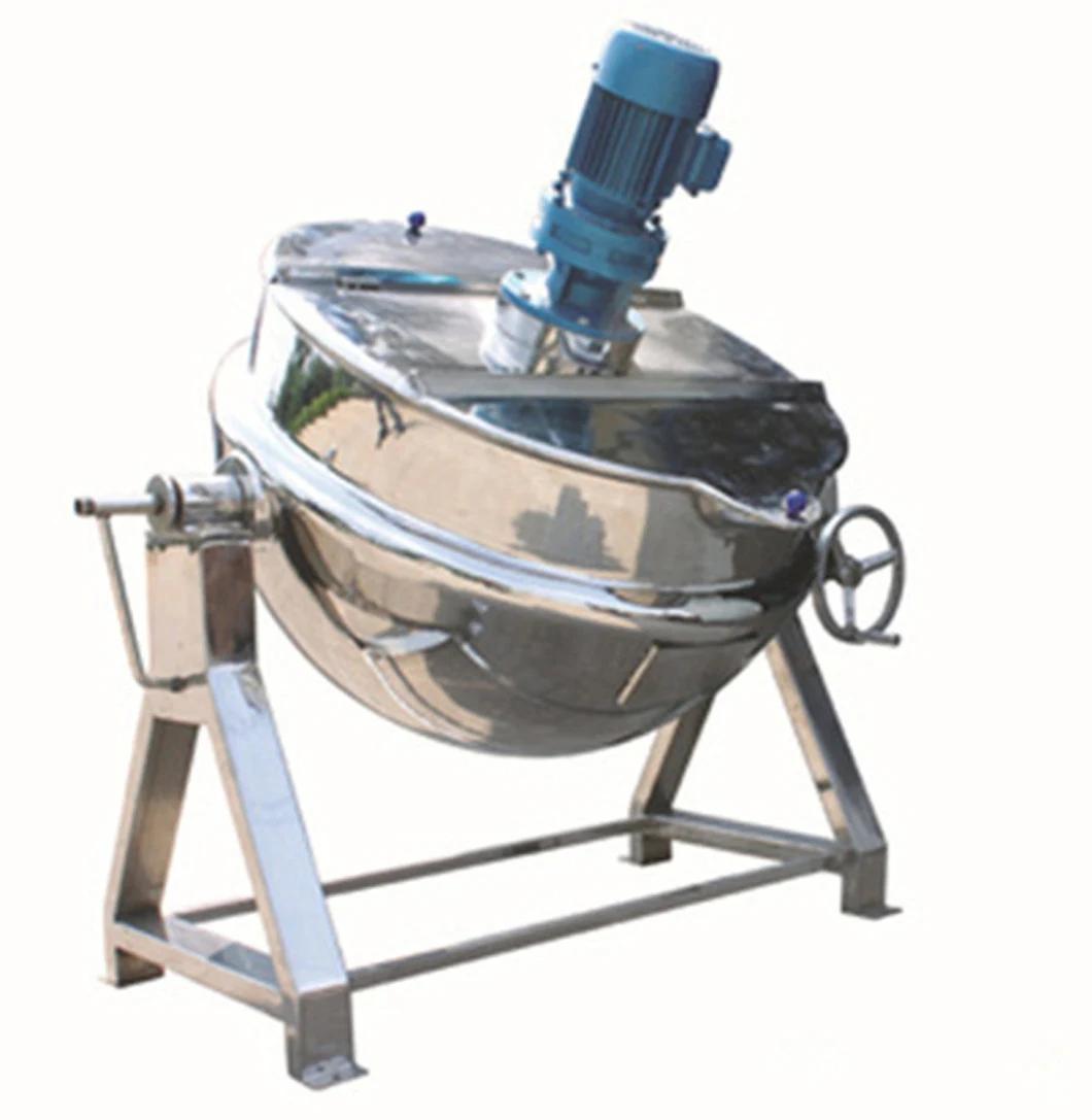 Sanitary 800L 1000L Jacketed Meat Rice Milk Vegetable Cooking Kettle
