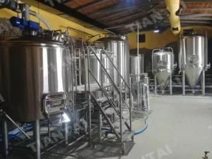 Tiantai 10bbl 1200L Microbrewery Beer Brewing Equipment for All Grain Brewing