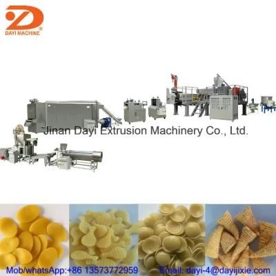 Extruded Potato Chips Pellet Snacks Food Processing Line