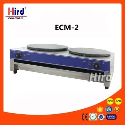 Electric Crepe Maker (ECM-2) Ce Bakery Equipment BBQ Catering Equipment Food Machine ...