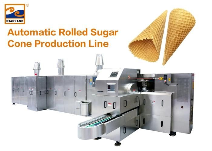 Full Automatic Ice Cream Waffle Cone Making Machine