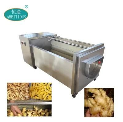 Ginger Peeling Machine Ginger Brush Cleaning Machine