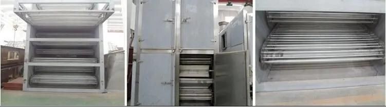 Industrial Tunnel Mesh Belt Fruits Seafood Vegetables Dryer
