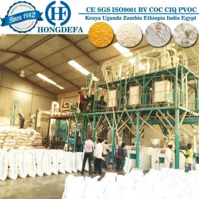 50t/24h Maize Milling Machine in Africa for Super Maize Meal