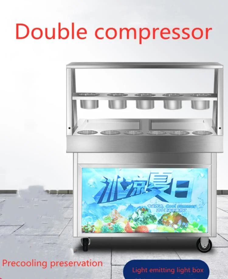 Commercial Use Machine Manufacturer New Products Fried Ice Cream Machine