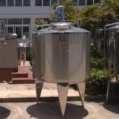 Stainless Steel Steam Heating Tank with Agitator