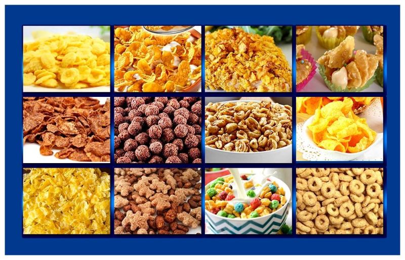 200-500kg/H Kellogg′s Coco Chocolate Choco Snacks Food Extruding Machinery