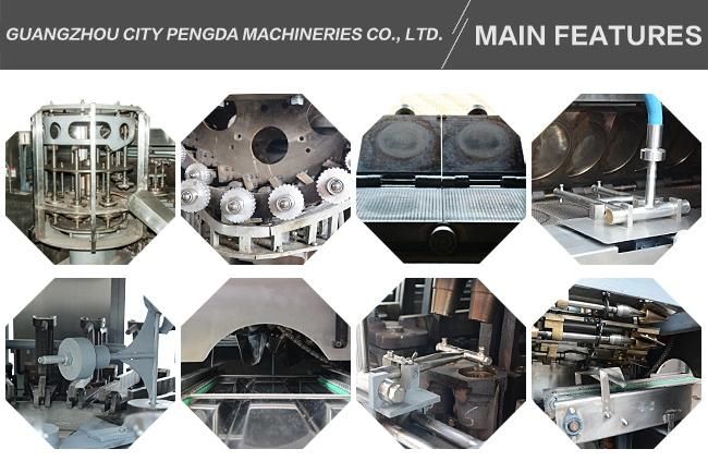 High Quality Fully Automatic Wafer Cone Machine of 28 Molds (2 cavities)