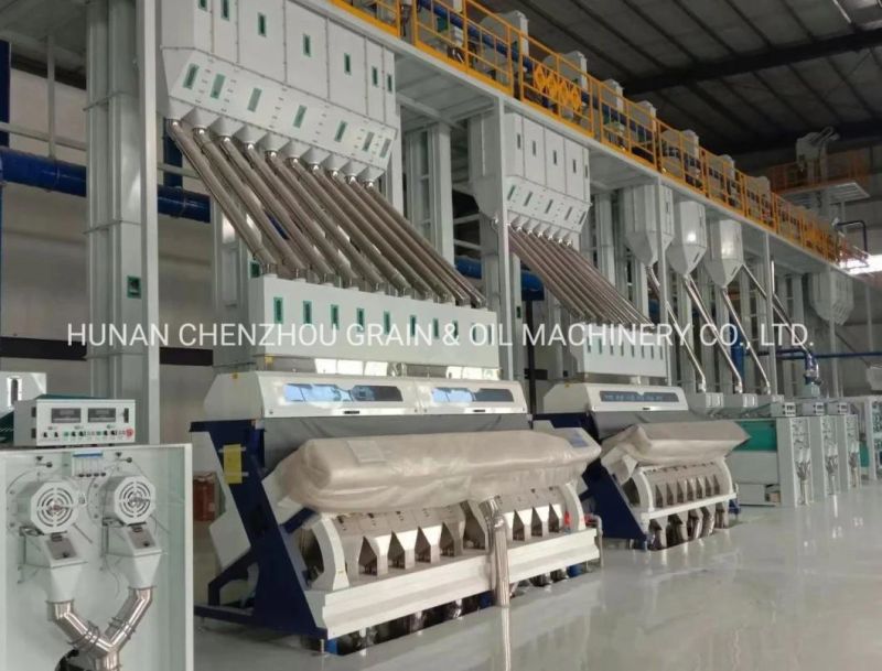 Clj Manufacture Complete Set of Rice Milling Machine 150-300tpd Auto Rice Milling Plant
