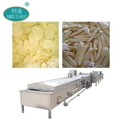Chip Processing Line Steam Getable Potato Chips Blanching Machine