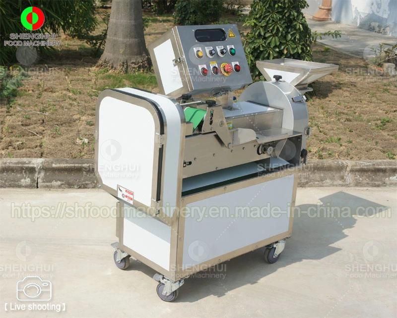 Automatic Food Processor Kitchen Leaf and Root Vegetable Cutting Machine
