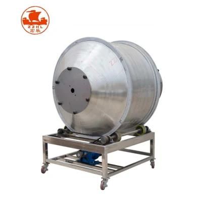 Snack Food Flavoring Mixing Potato Chips Drum Seasoning Machine