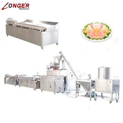 Automatic Prawn Chips Cutting Shrimp Chips Making Machine Production Line