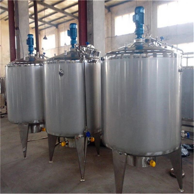 Stainless Steel Jacket Insulation Mixing Tank for Cosmetic, Food and Pharmaceutical Industry