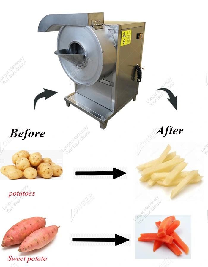 Commercial Electric Cassava Chipper Machine Potato Chips Cutter Tapioca Slicer