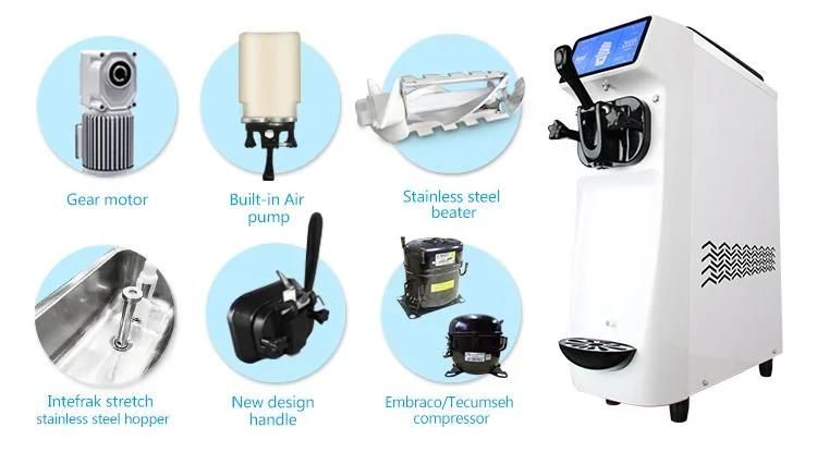 Professional Ice Cream Maker Manufacturer Soft Serve Ice Cream Machine