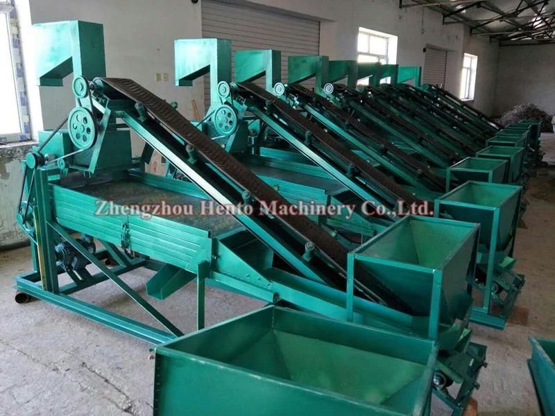 Electric Stainless Steel Pine Nut Shelling Machine / Pine nut peeling production line