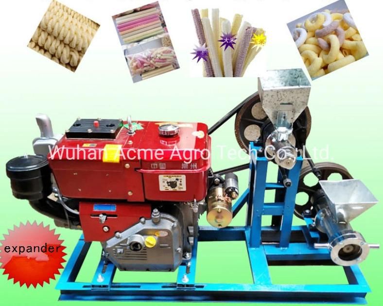 Corn Rice Puffing Machine Multifunction Cereal Bulking Machine Puffed Snack Food Extruder Making Machine