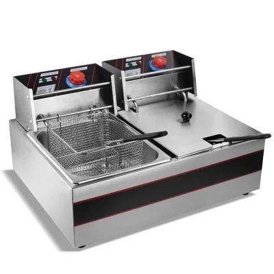 Commercial Kitchen Equipment Kfc Chicken Deep Fryer Cooker Machine Stainless Steel Fried ...